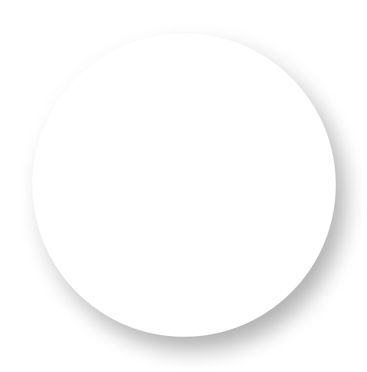 Neumorphic circle shape, rounded button, Minimal button with light and shadows.